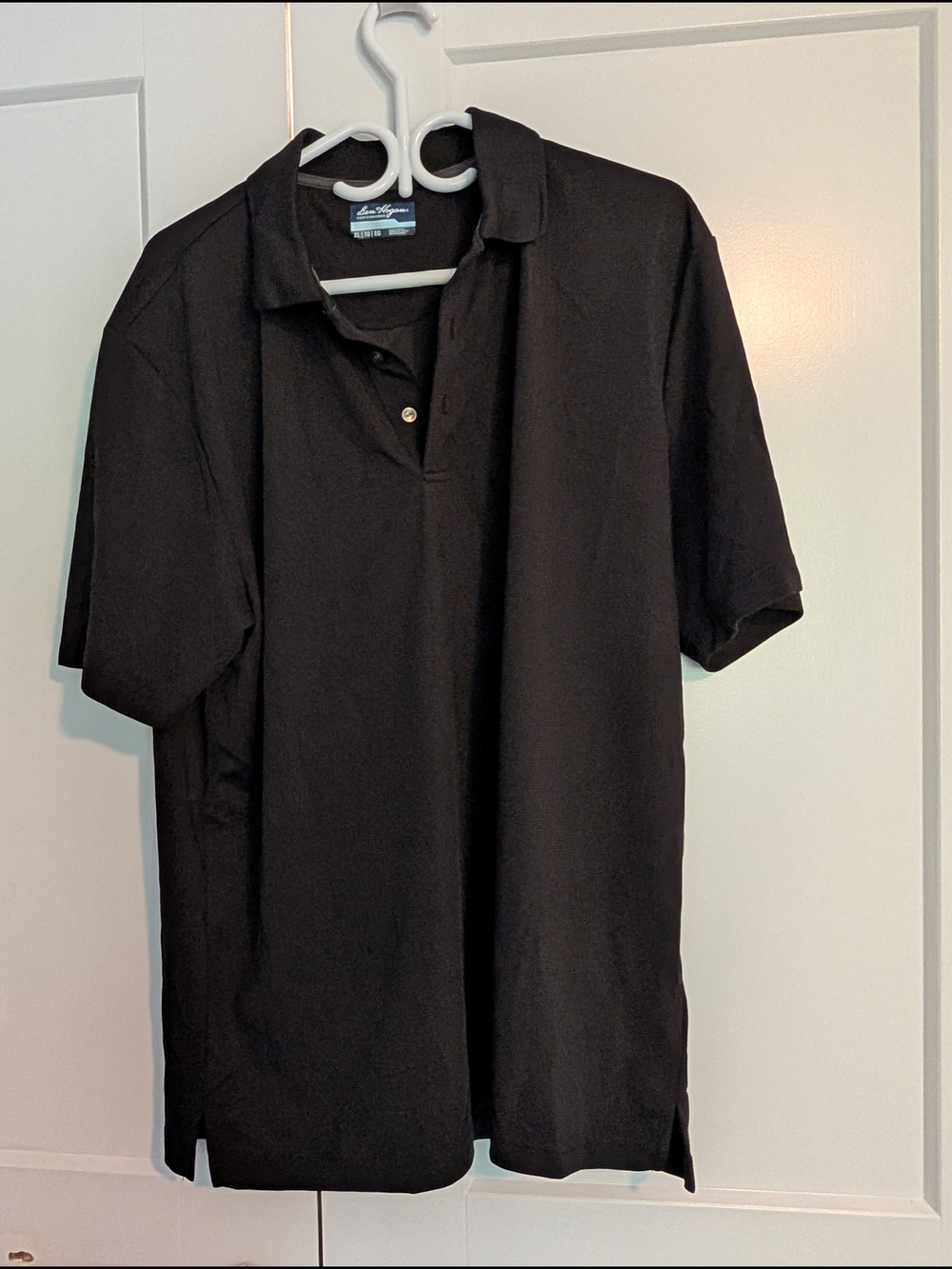 Hogan Black Short-Sleeve Ribbed Polo Shirt